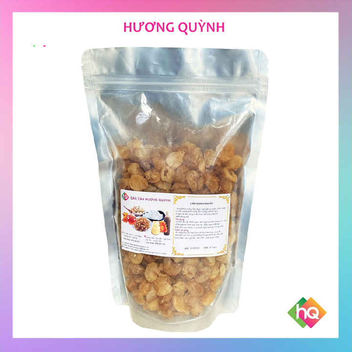Long nhãn sấy dẻo Hưng Yên - Đặc sản Hương Quỳnh 500gram