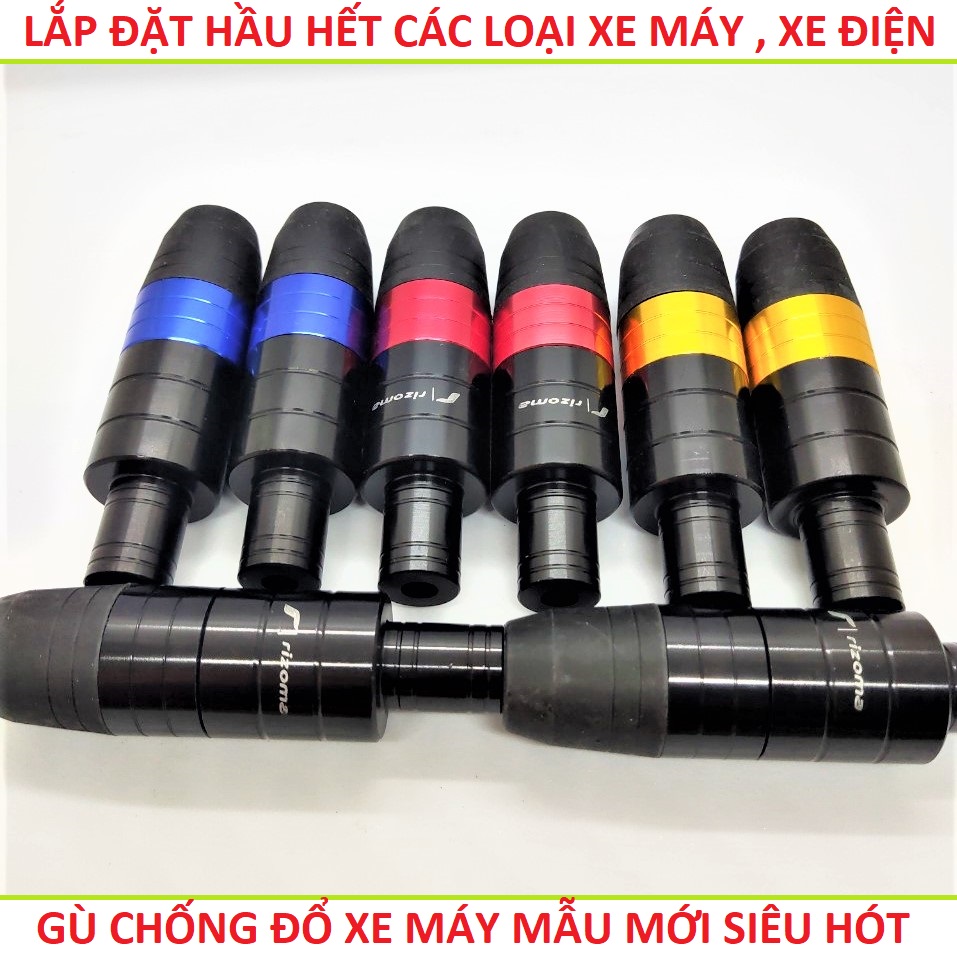 Gù chống đổ sau xe máy mẫu mới cực hót , Bộ 2 gù bảo vệ xe máy , đồ chơi trang trí xe máy