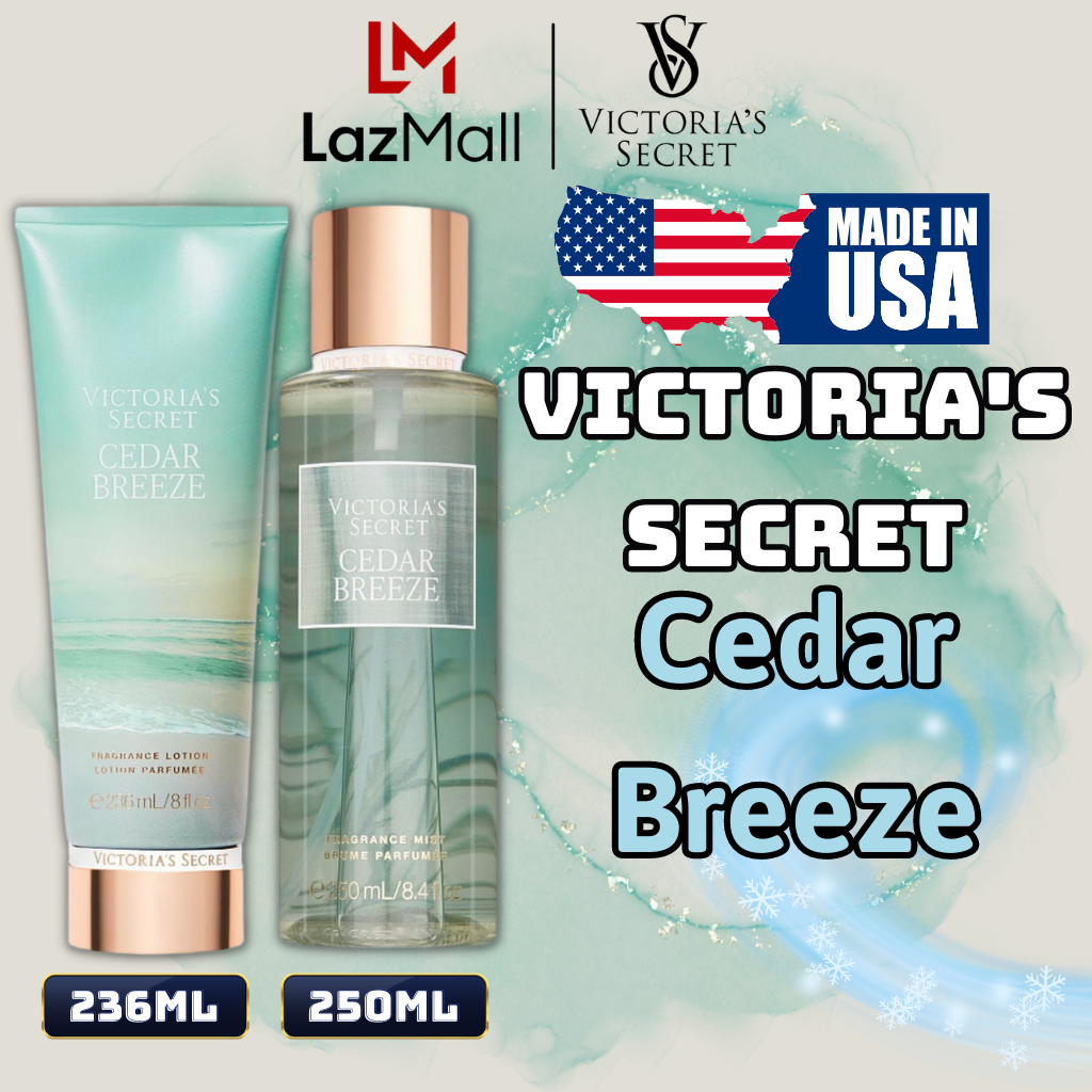 Victoria Secret Cedar Breeze Chính Hãng, Body Mist Victoria Secret 250ml, Lotion Victoria Secret 236ml