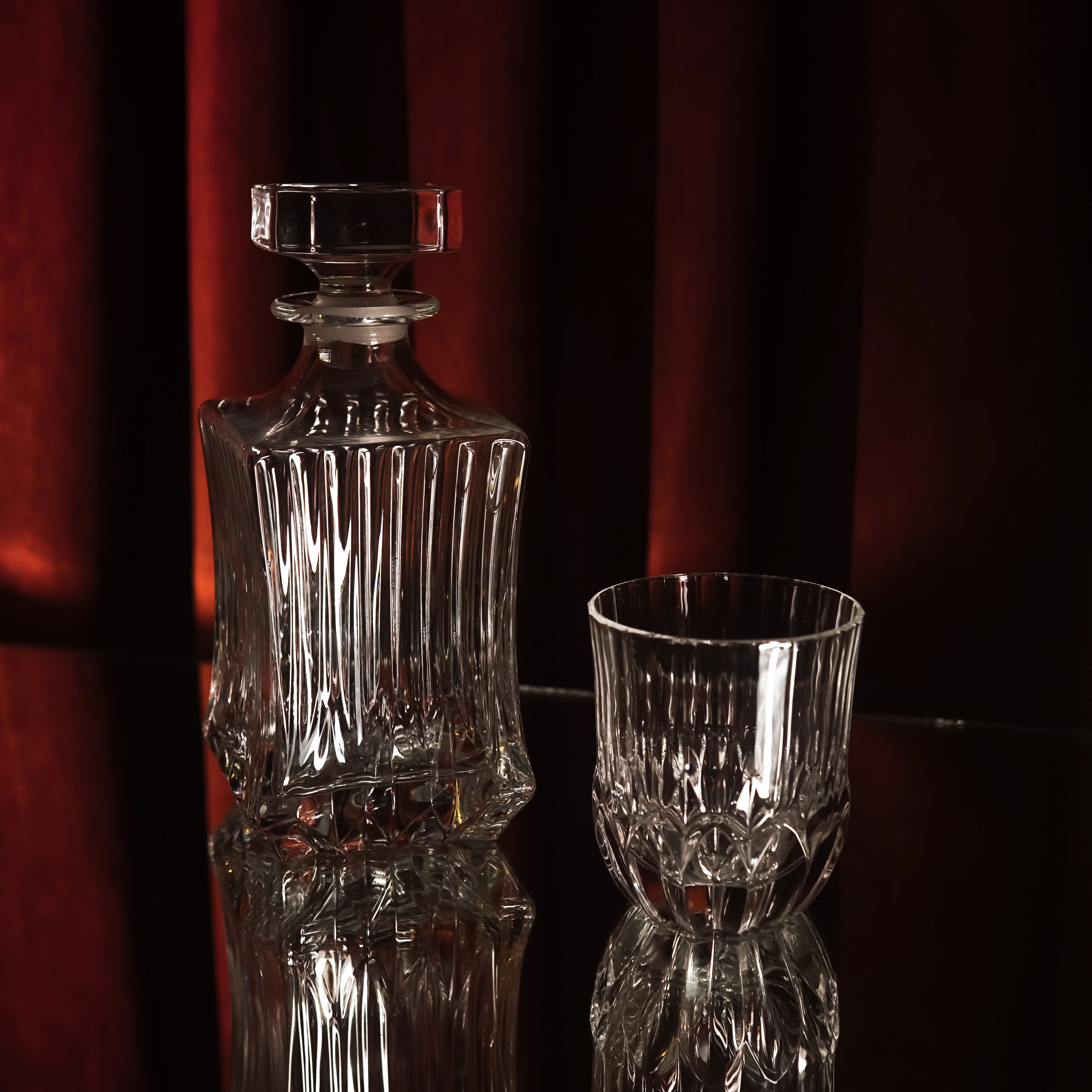 Bộ Bình Ly Pha Lê Ý Cao Cấp Finn Crystal