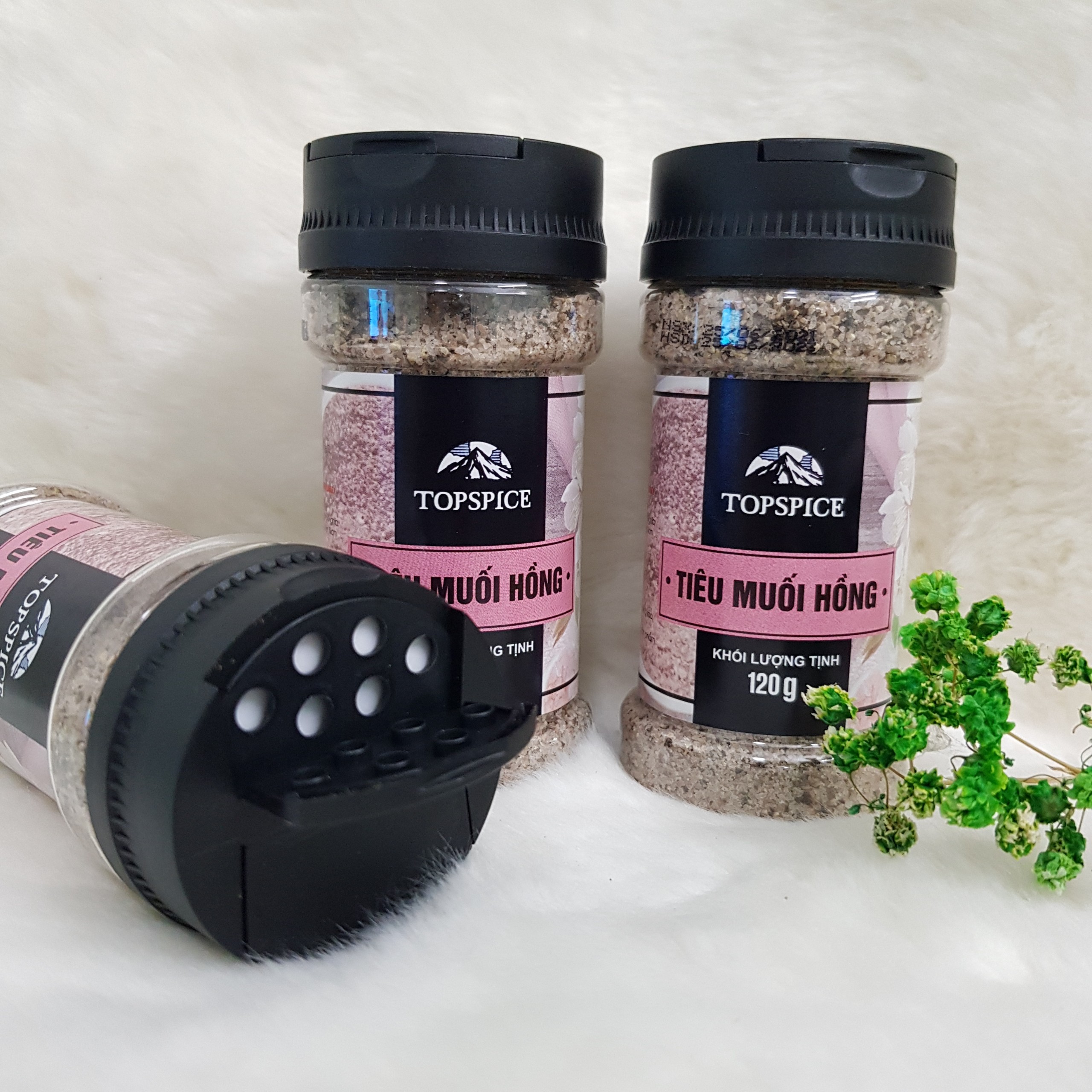 Chai tiêu muối hồng xay, 120g