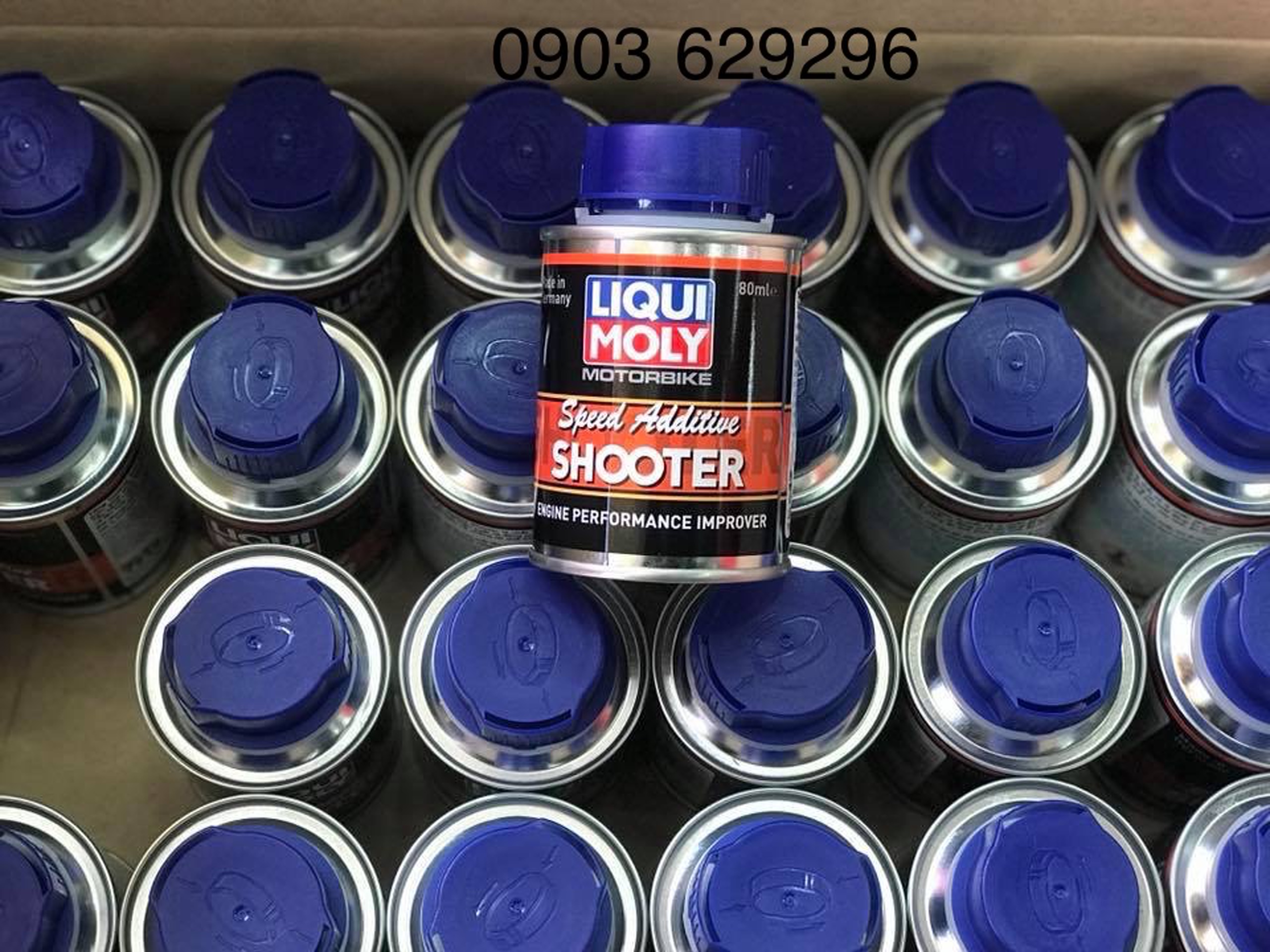 Dung dịch làm sạch buồng đốt Liqui Moly 4T Additive Shooter - Carbon Cleaner 80ml chính hãng