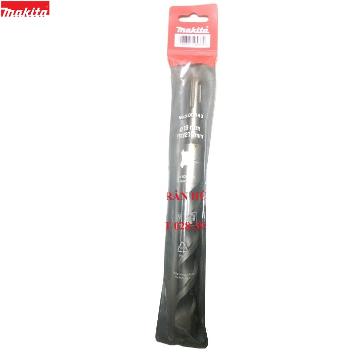 Mũi khoan bê tông makita 19mm x 210mm d-00343