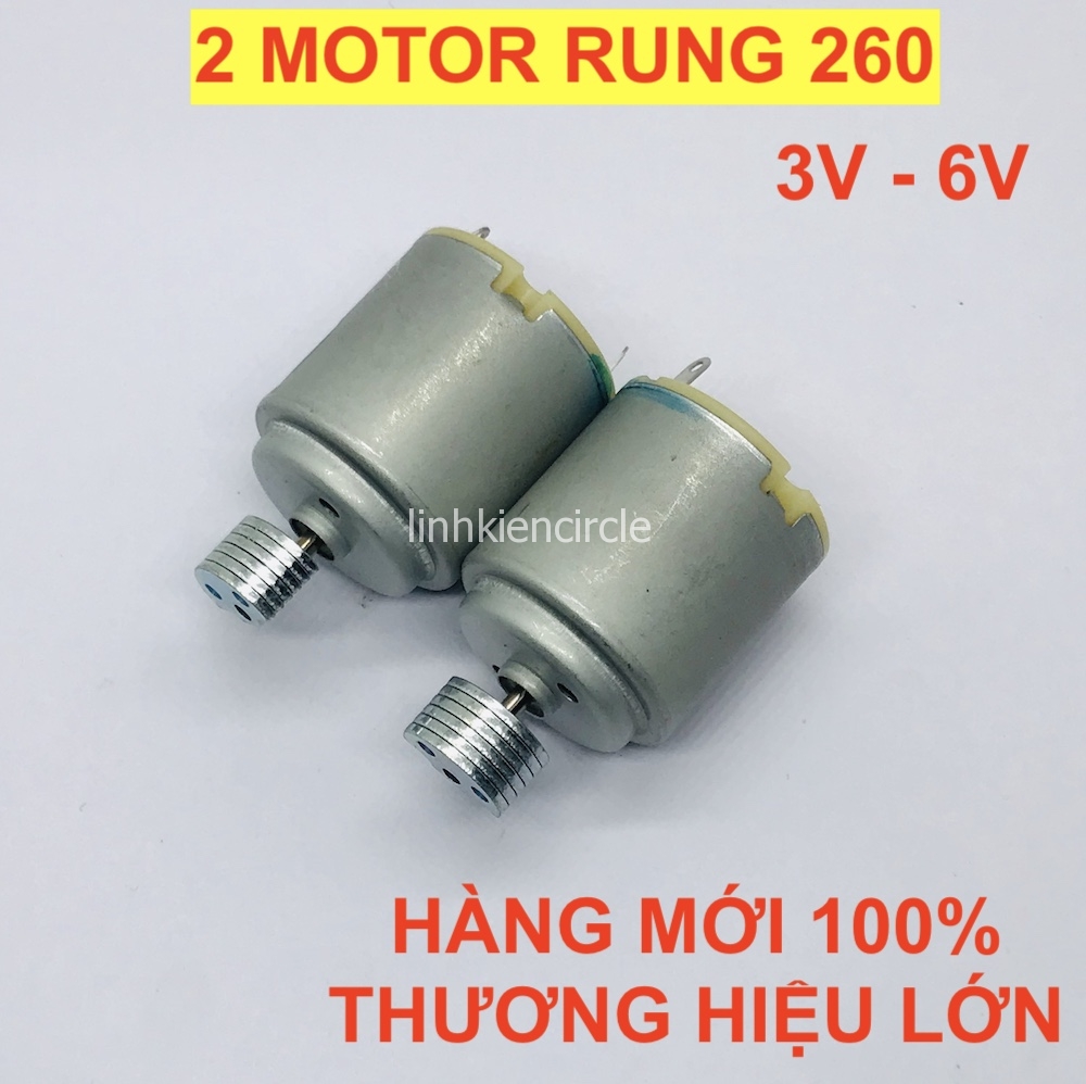 [HCM] motor rung mini 260 3V - 6V thương hiệu lớn hàng mới 100% chất lượng cao - LK0278