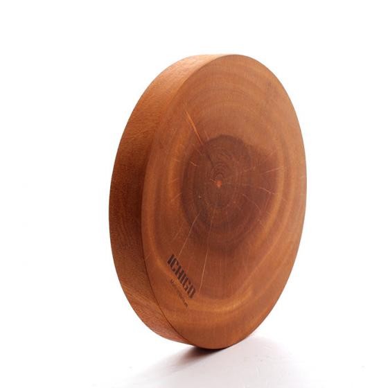 Thớt gỗ tròn cao cấp - Thớt gỗ me sừn đường kính 26cm - THOT