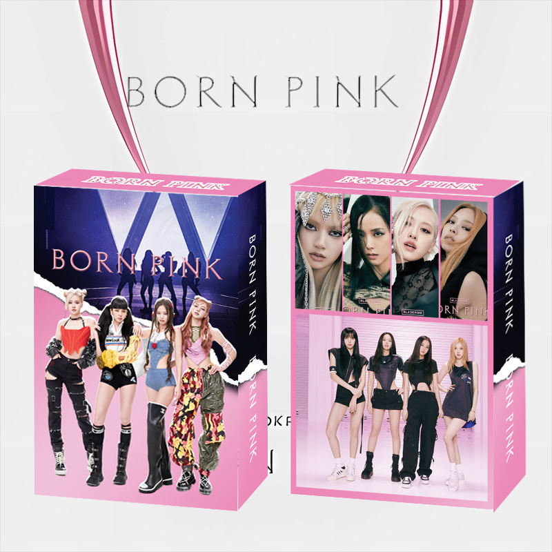 Thẻ Lomo card BlackPink bo góc Born Pink Album Thần Tượng Kpop
