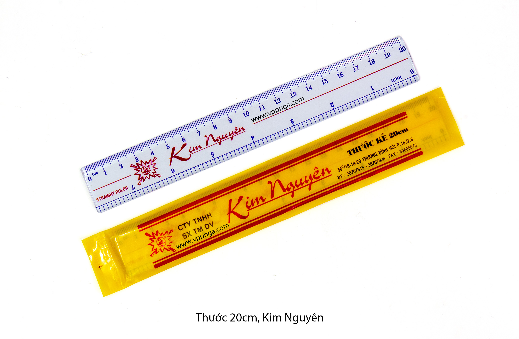 Thước Cứng Kim Nguyên 20cm