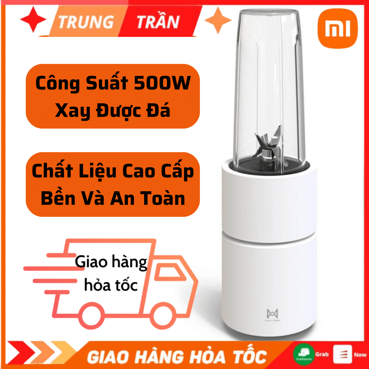 Máy xay sinh tố Mini Xiaomi Pinlo 500ml, Công Suất Lớn 350W, Xay được đá, Chất liệu siêu bền, xay đa năng. Hàng chính hãng, BH 12 tháng. Máy xay cầm tay Máy xay đa năng Máy xay mini Máy xay sinh tố Máy xay gia đình Máy xay Xiaomi