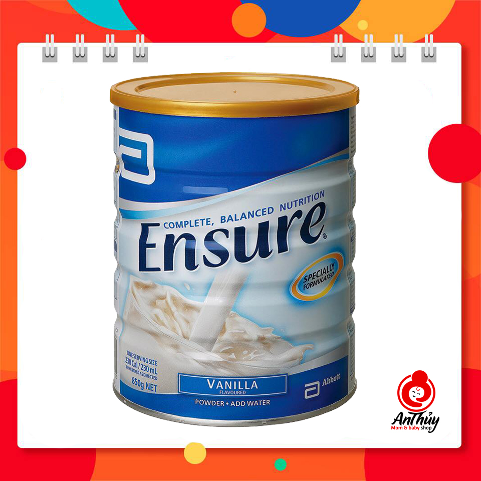 Sữa ensure úc 850g