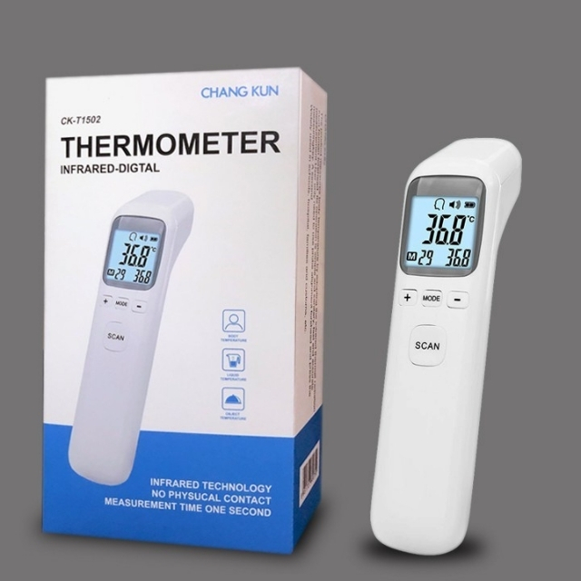[TRỢ GIÁ MÙA DỊCH] Máy đo thân nhiệt hồng ngoại CK-T1502 {TẶNG KÈM PIN} nhiệt kế điện tử hồng ngoại từ xa đo nhiệt độ cơ thể, bảo hành chính hãng
