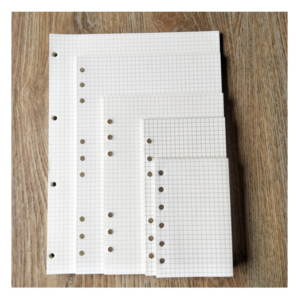 Giấy refill sổ còng a4/ b5/ a5/ a6