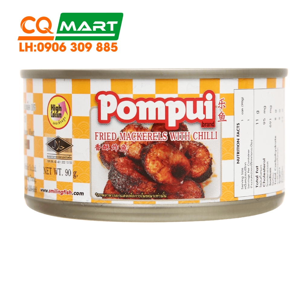 Cá thu chiên ớt pompui 90g
