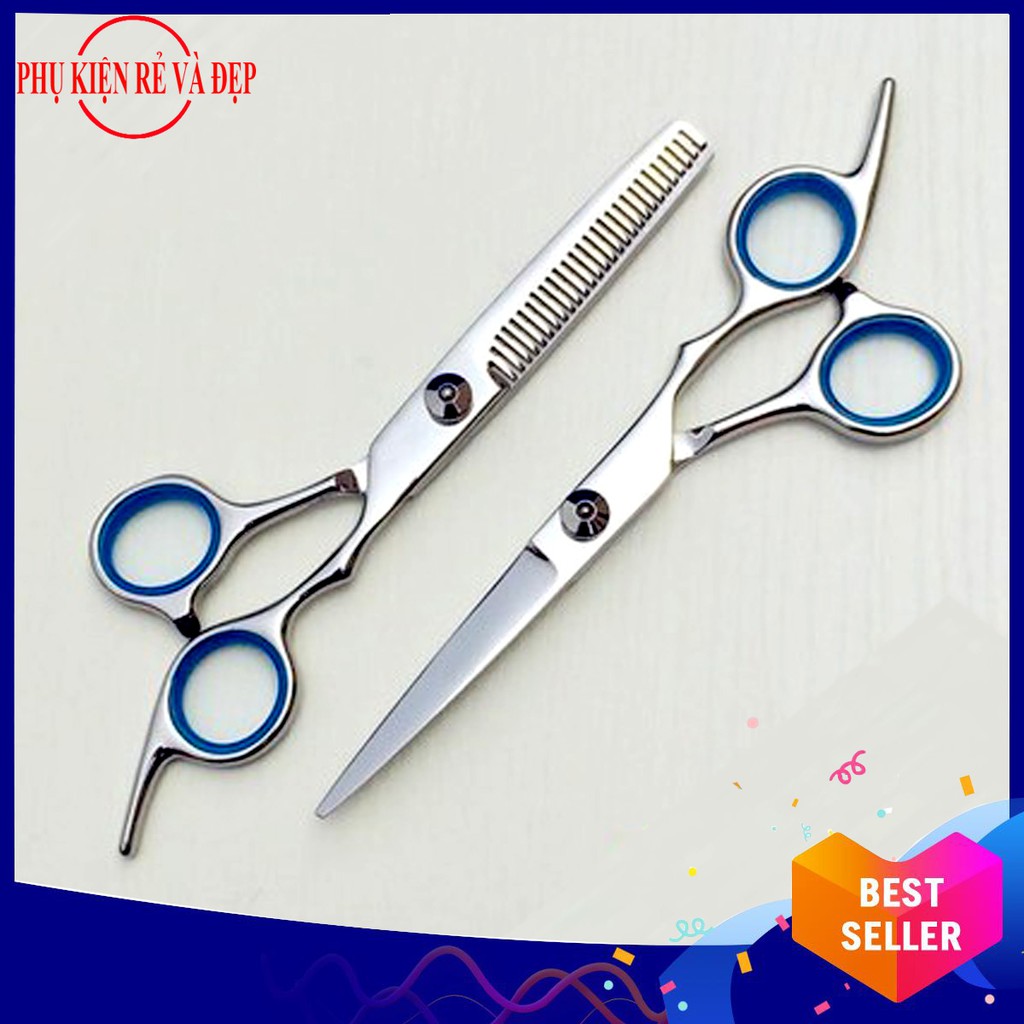 Bộ 2 kéo cắt và tỉa tóc loại tốt