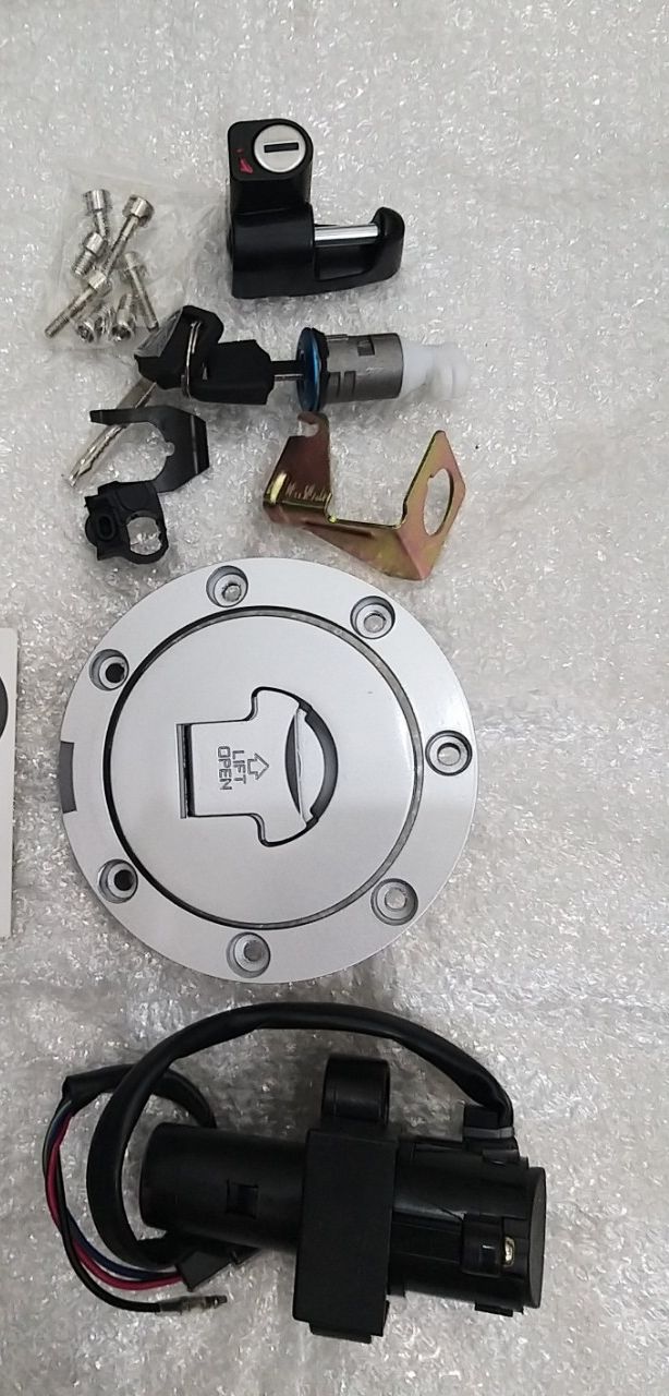 Bộ ổ khoá và nắp bình xăng lớn Honda CB400 92-98 CF400NK và các dòng xe tương ứng