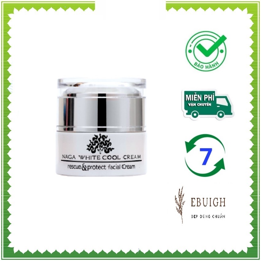 Kem dưỡng trắng da naga white cool 100gr dưỡng trắng dưỡng ẩm ngừa mụn ngừa nám