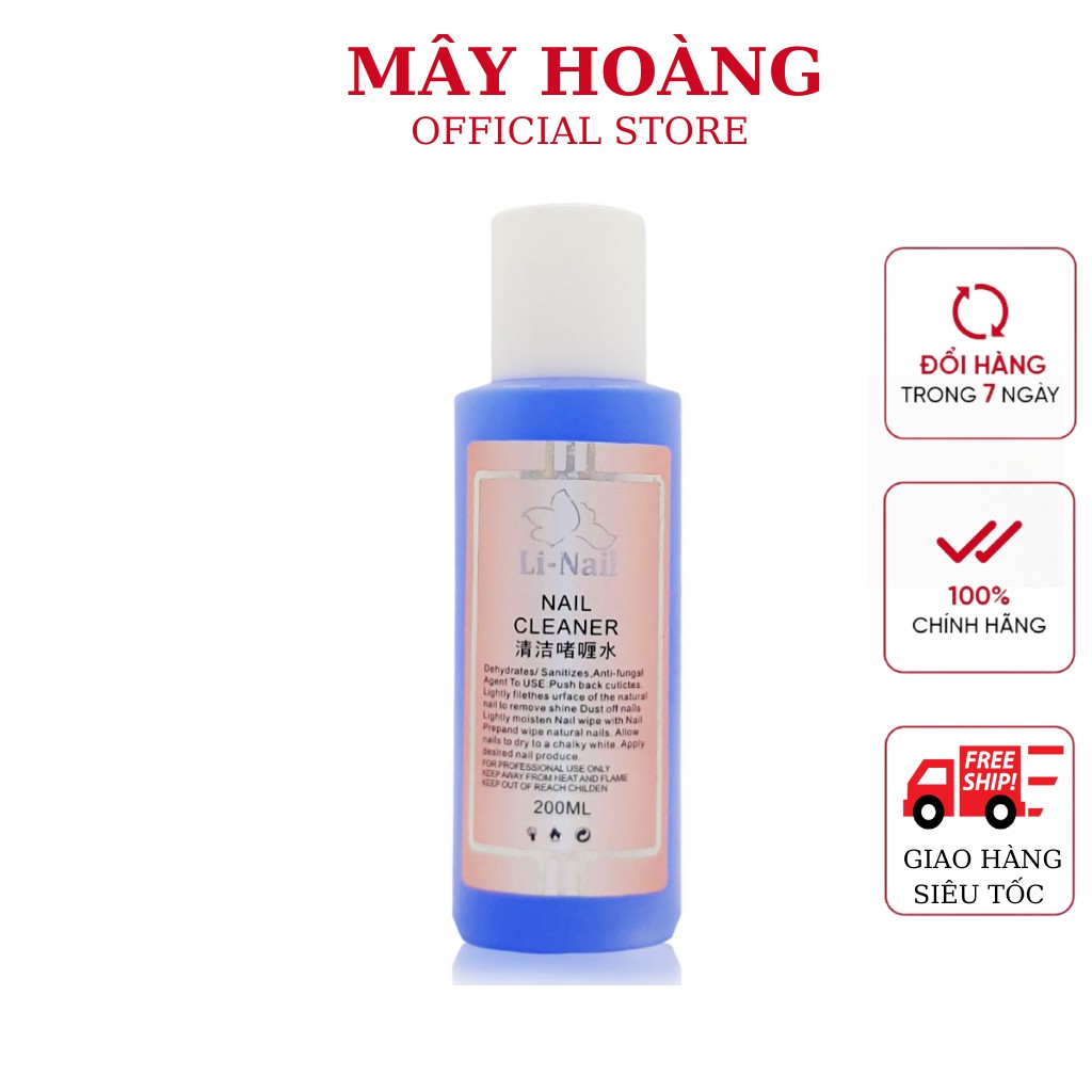 Nước lau g.el, nước rửa cọ linail