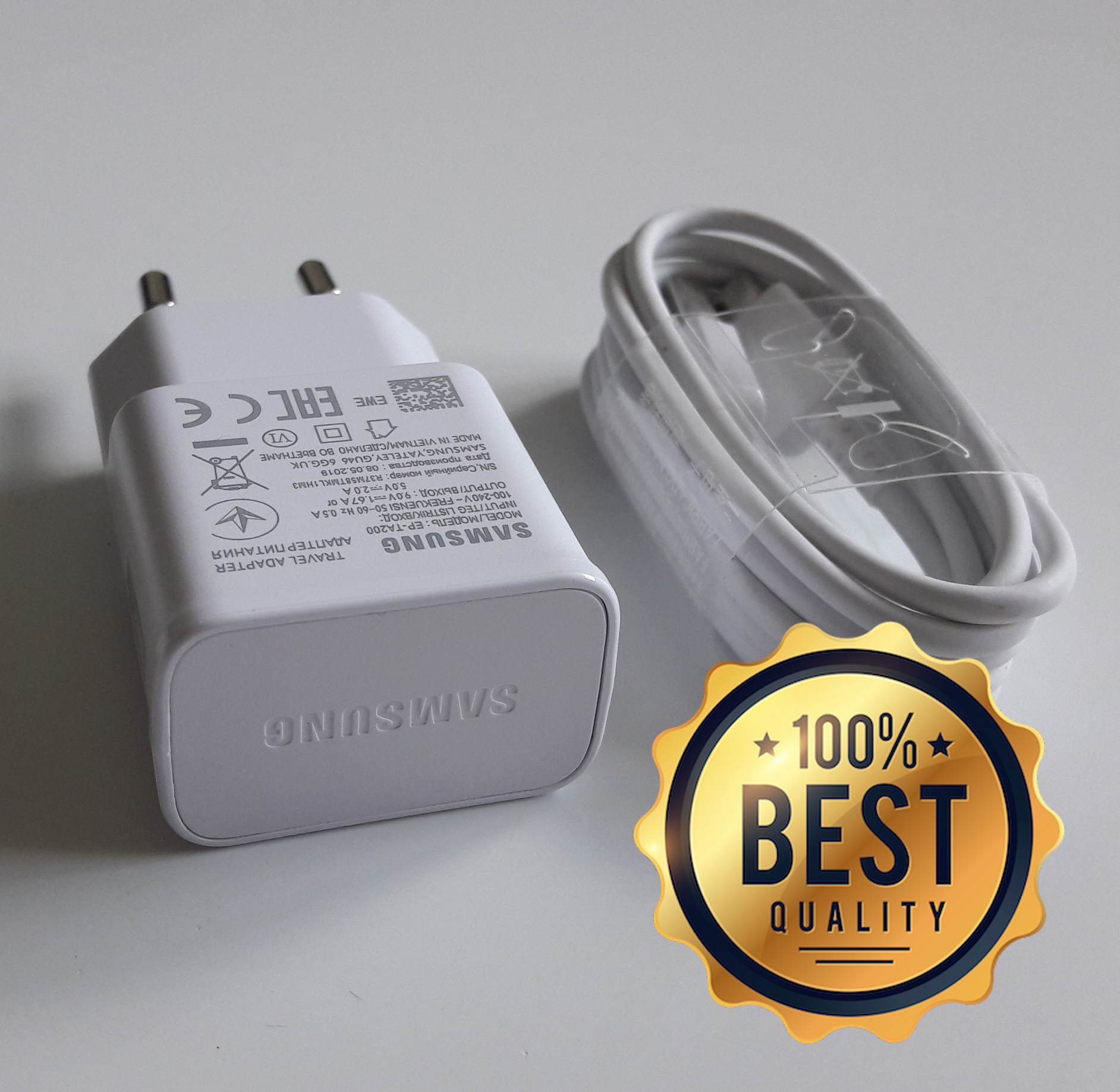 Bộ sạc Samsung J7 Pro, J7/J5 Prime, J6, J4, J3 (Cam kết sạc ZIN đời mới nhất) (Adaptor + Cable chuẩn micro USB)