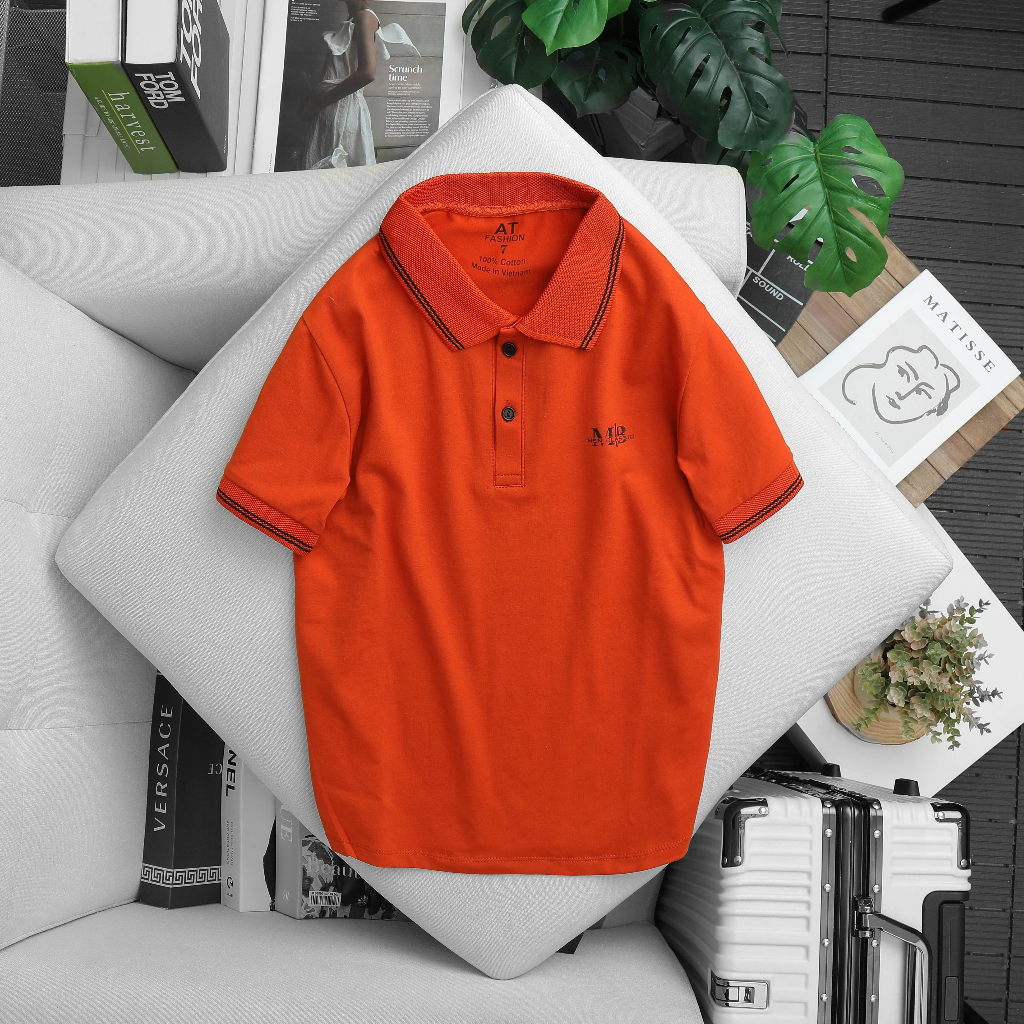 Áo thun polo cho bé trai bé gái, áo thun cổ trụ, áo đi học chất liệu thun cotton mềm mịn thoáng mát co giản 4 chiều - 7