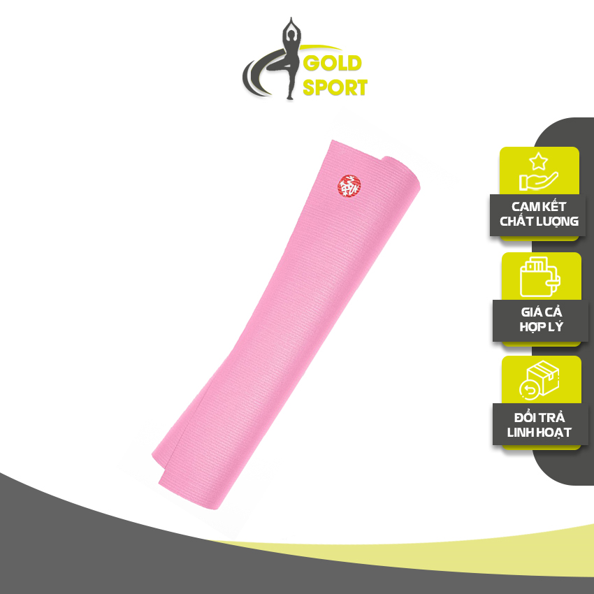 Thảm Tập Yoga Tập Gym Manduka Protravel 2,5mm Chống Trơn Trượt Dày Dặn GS12 Có Thể Gấp Gọn Tiện Lợi - GOLD SPORT