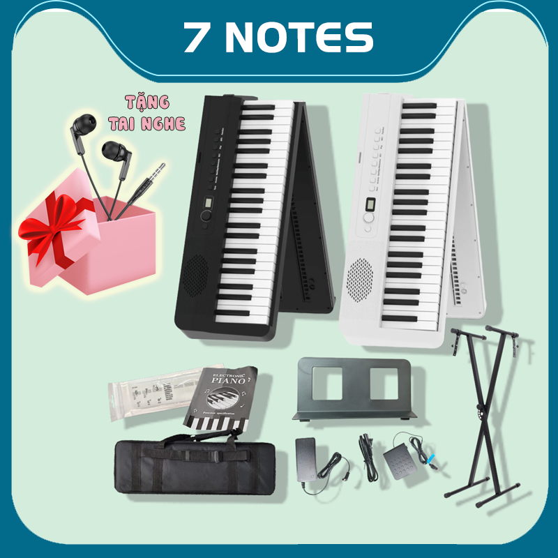 [Tặng Tai Nghe] Đàn Piano Gấp 88 Phím Bora BX-40 (X88T) Phím Siêu Nặng Cảm Ứng Lực