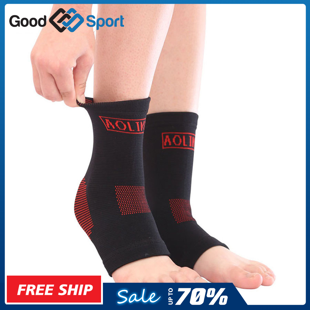 Tất bảo vệ mắt cá chân- Combo 2 đai bảo vệ cổ chân dạng tất đeo dễ dàng Aolikes AL7526