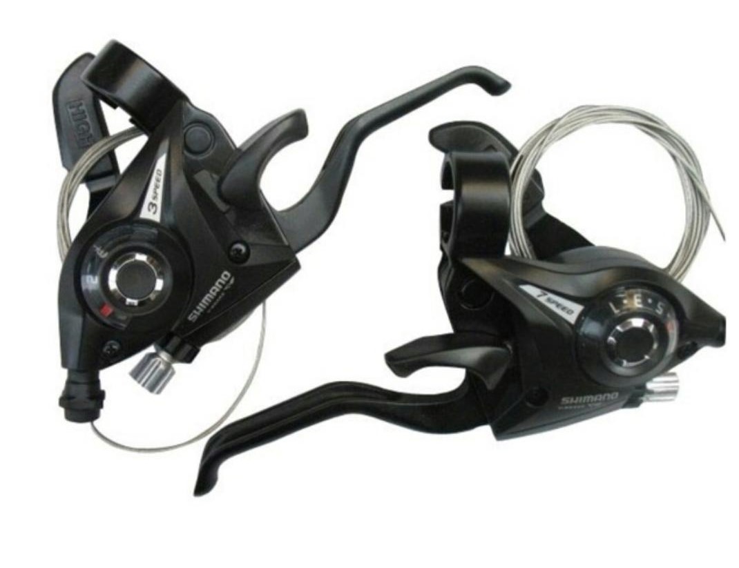 Tay đề xe đạp shimano ef51 3x7 speed