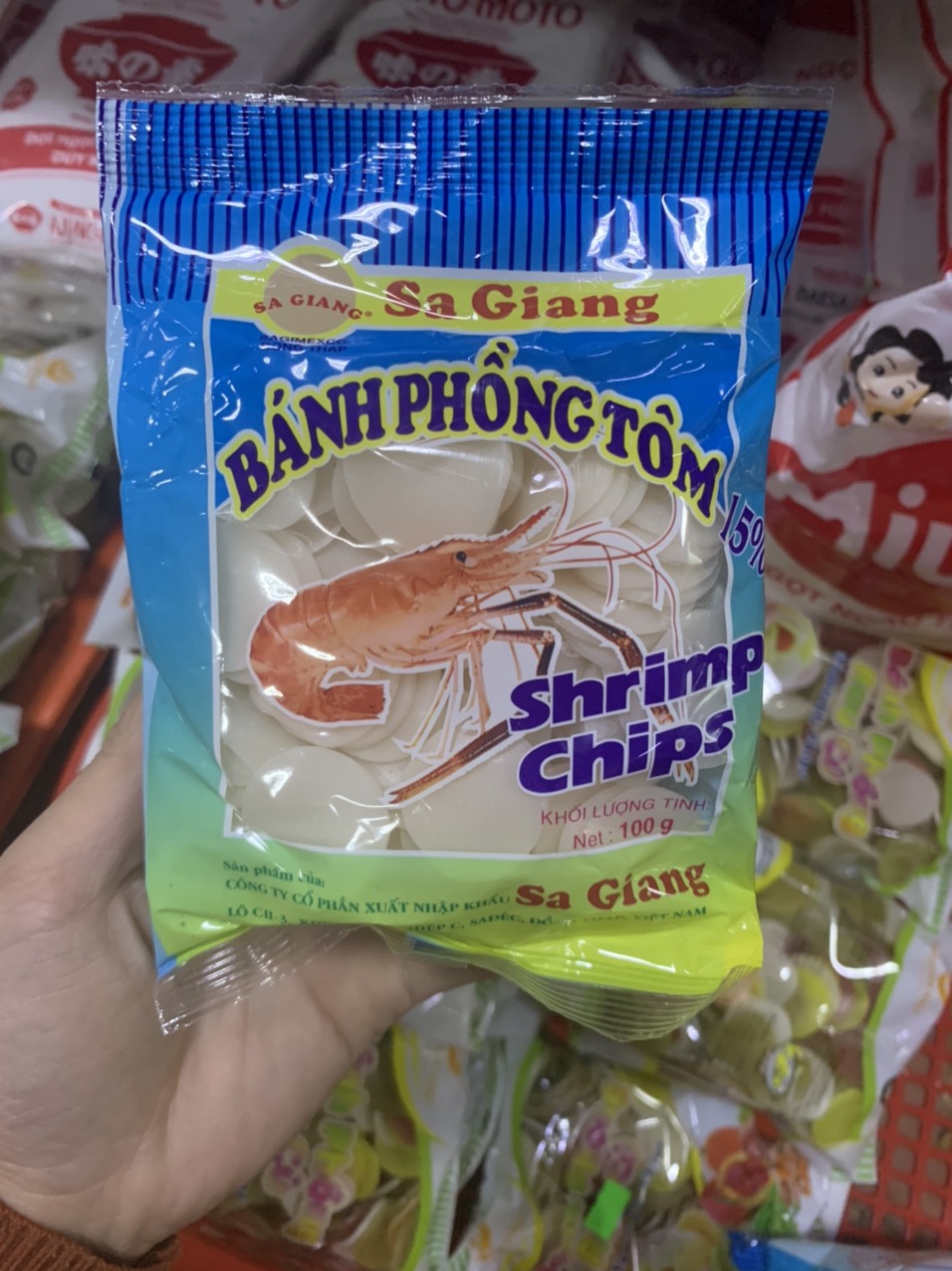 Phồng tôm sa giang 100gr