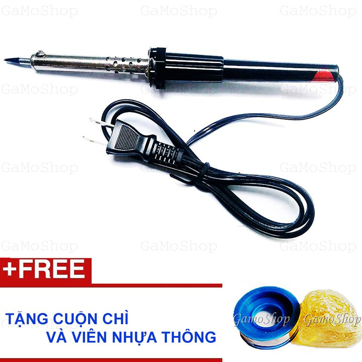 [HCM]Bộ Mỏ hàn chì RD 60W Kèm Cuộn thiếc hàn Á Châu và Nhựa thông Công suất 60W gia nhiệt nhanh thiết kế chắc chắn