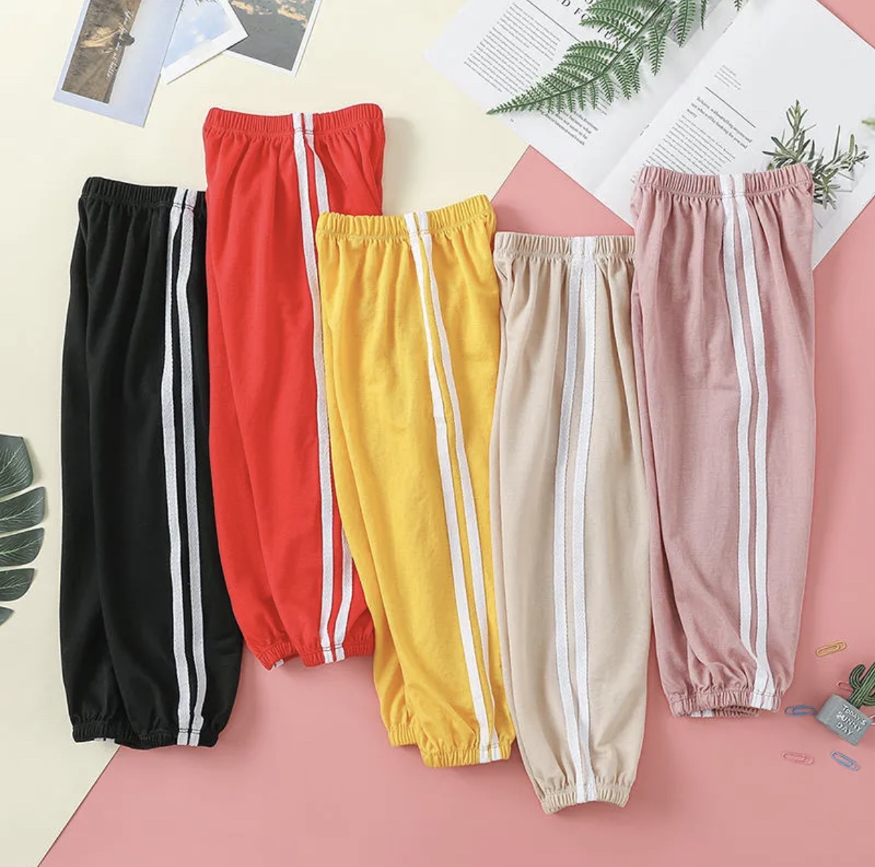 [HCM]Quần Thể Thao Dài 2 Sọc Ống Rộng Kiểu Dáng Năng Động Cho Bé Trai Và Bé Gái H&N Fashion Shop