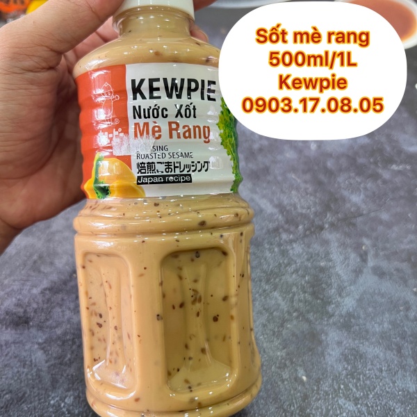 Size lớn tiết kiệm nước sốt mè rang kewpie