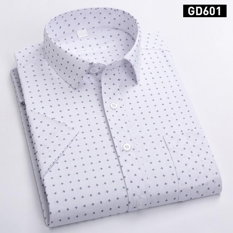 [Somicongso.com] Sơ mi nam chấm bi trắng cotton