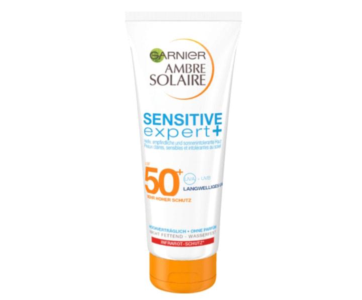 Kem chống Nắng Garnier Sensitive LSF50+ cho Body chai 200ml nội địa Đức