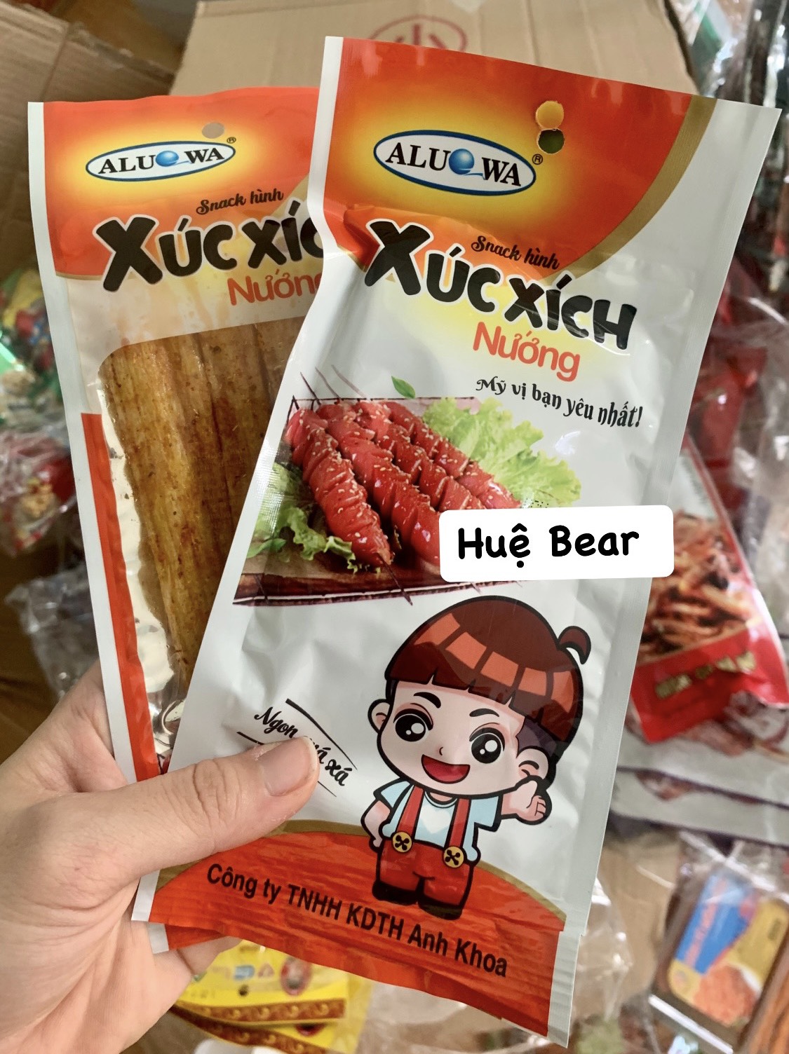 10 Gói snack xúc xích dai dai
