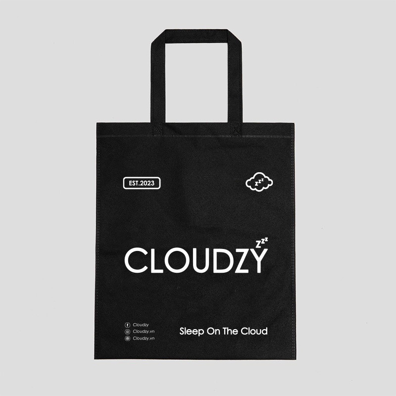 Túi tote vải không dệt LocalBrand Cloudzy