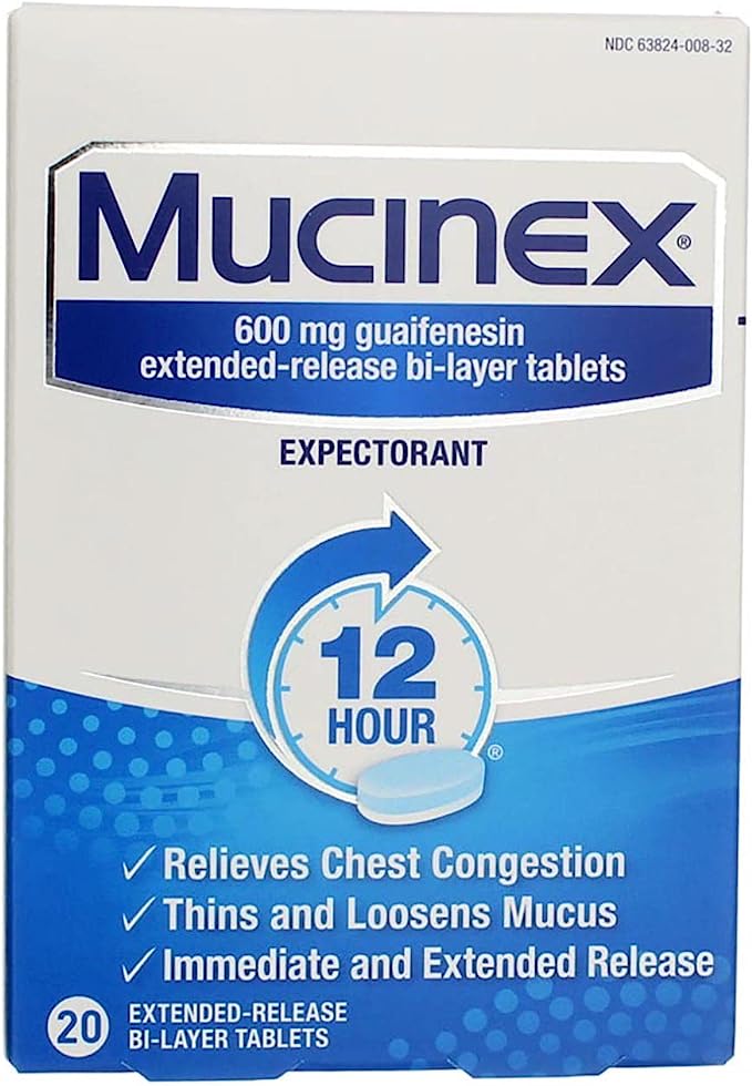 Mucinex Extended Release Bilayer Tablets 600mg