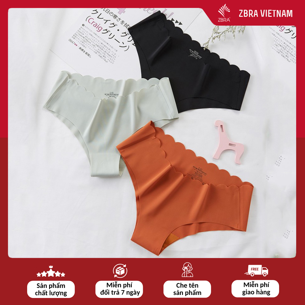 Quần lót nữ su đúc Combo 5 Quần chip nữ không đường may chống lộ viền, cạp viền sóng gợi cảm - ZQ1033