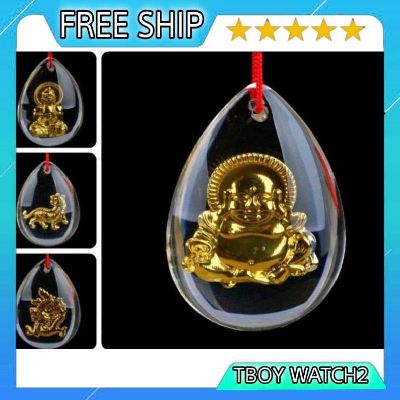 Dây chuyền chỉ đỏ tượng phật may, Quan âm , may mắn tboywatch