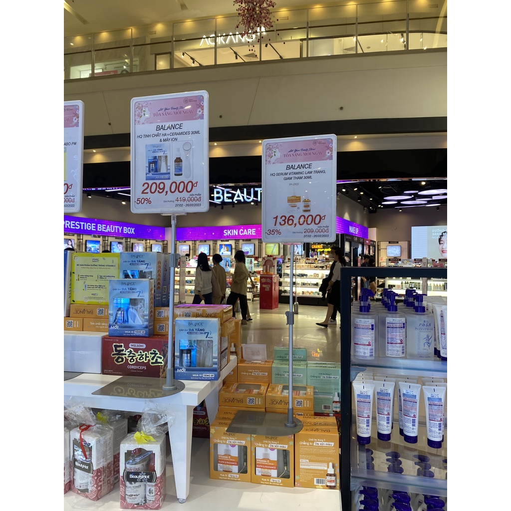 [HOT] Bộ chân standee bảng giá siêu thị khung A3, A4