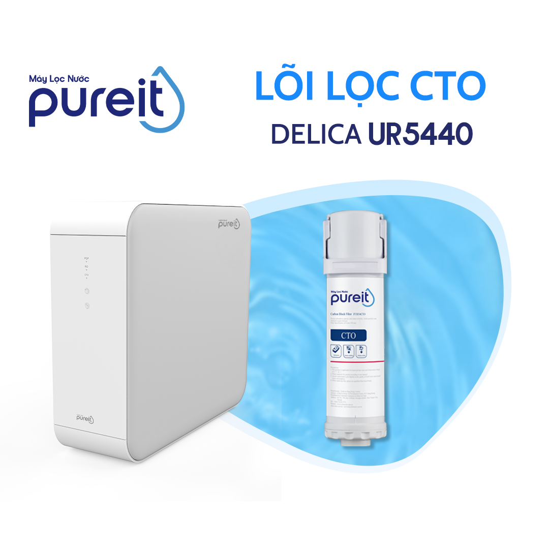 Lõi lọc CTO Pureit Delica UR5640/ UR5440, Hãng chính hãng