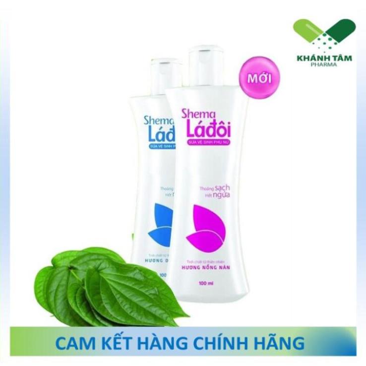 ! dung dịch vệ sinh shema lá đôi 100ml, 200ml