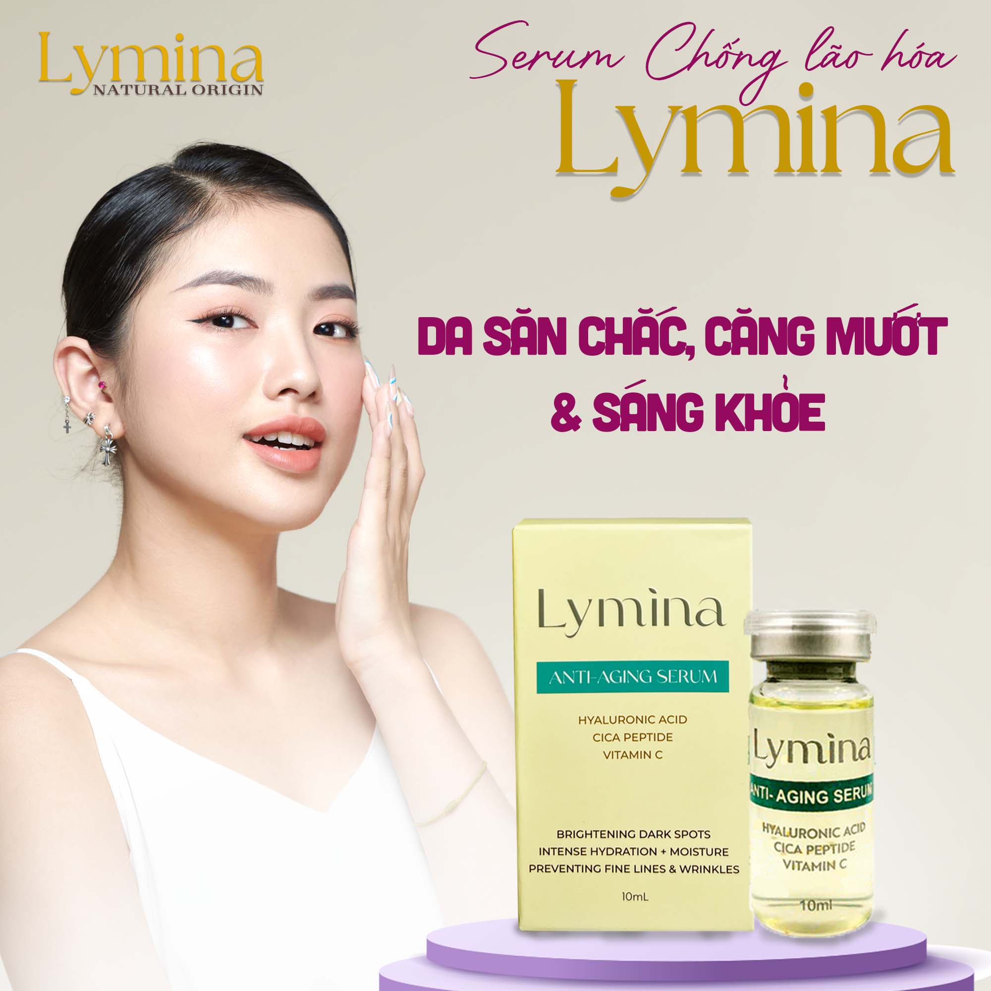 Combo 40 lọ serum lymina chống lão hóa 🌸tặng 10 sữa rửa mặt🌸