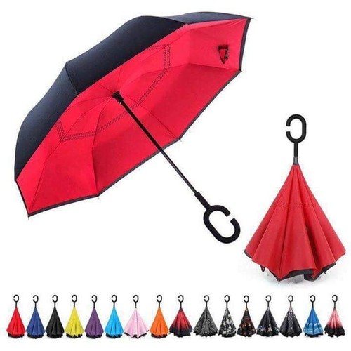 Ô Dù Gấp Ngược Dùng Cho Ô Tô, Ô Dù Đóng Mở Ngược Thông Minh, Ô Dù Xếp Ngược