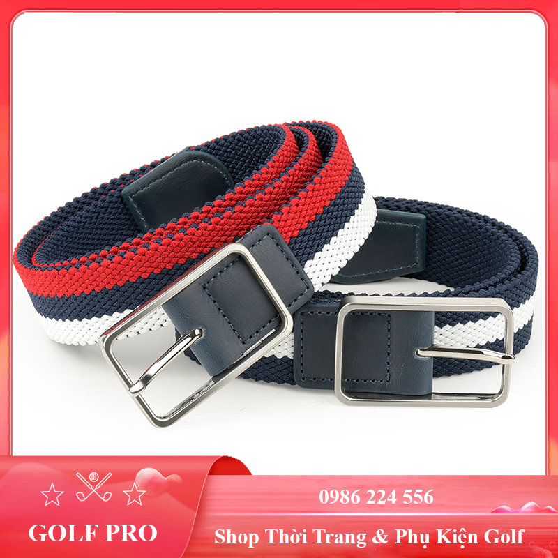Thắt lưng chun golf nam dây nịt lưng thể thao golf pro tl001