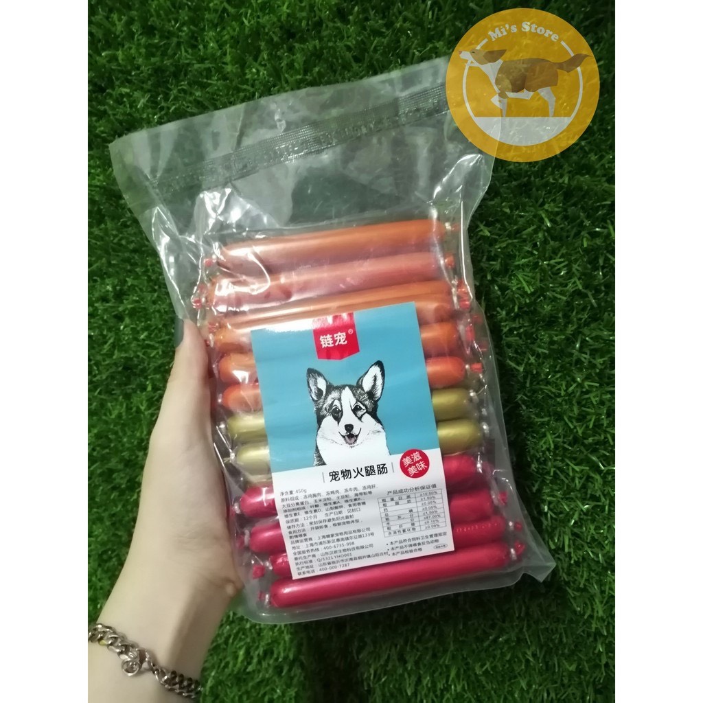 Xúc xích cho chó, mèo combo 109k/60 cây/ 2bịch 🍄🌸