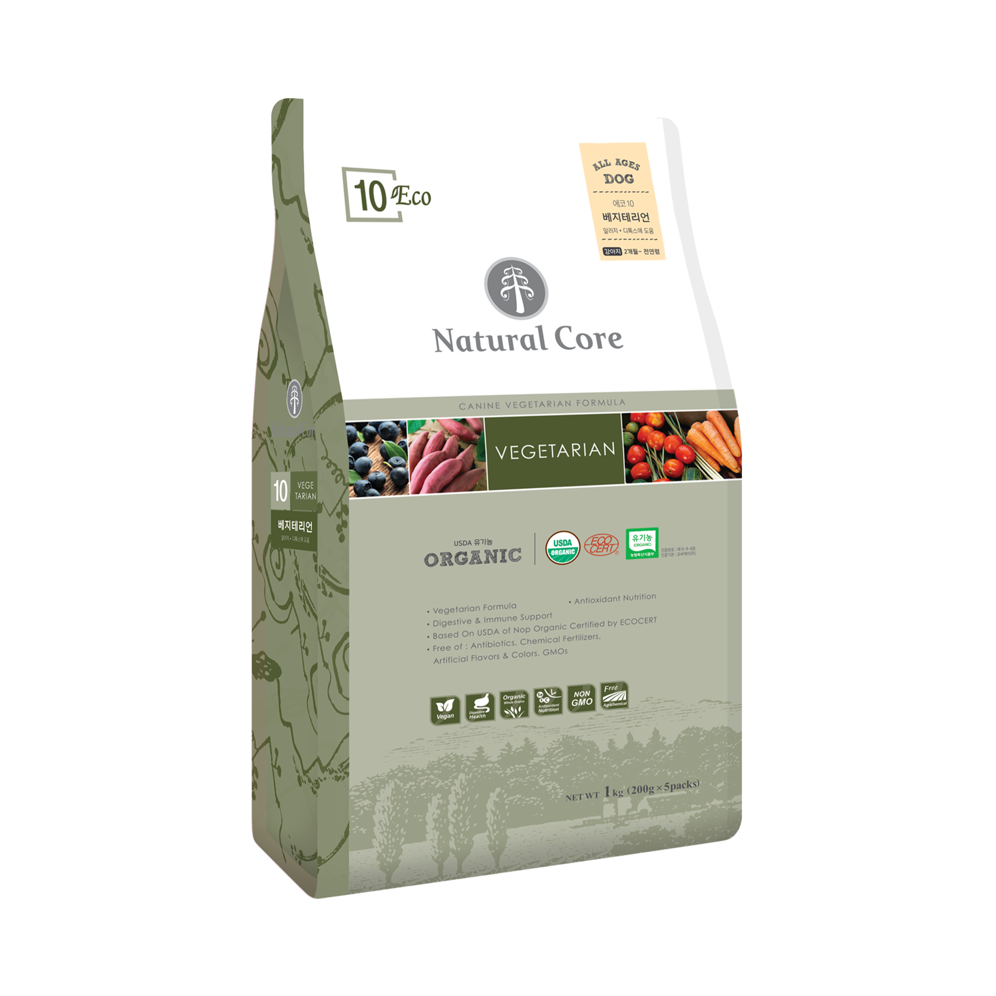 Thức ăn chay natural core vegetarian cho chó, mèo