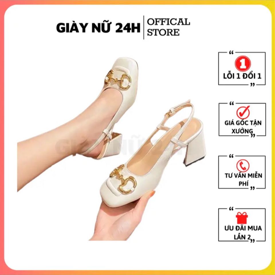 Giày Cao Gót Nữ 7 Phân Giày Cao Gót Nữ 5 Phân Hàng VNXK Fom Chuẩn Việt Lên Chân Sang Đẹp Hàng Loại 1 Gót Vàng Không Như Hàng Gót Thường Giá Xưởng Size 35 - 39