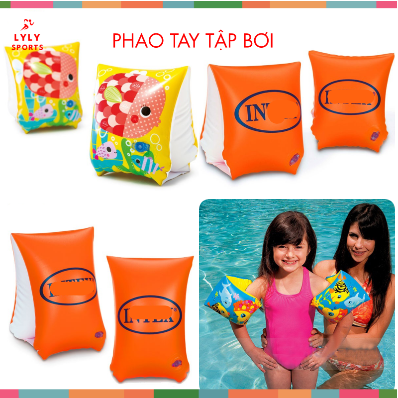 PHAO TAY TRẺ EM /PHAO TAY TẬP BƠI CHO BÉ /PHAO TAY hoạ tiết nhiều màu sắc cho bes tập bơi- LYLYSPORTS