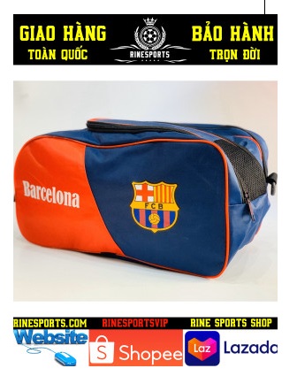 Túi đựng giày bóng đá 2 ngăn CLB Barca