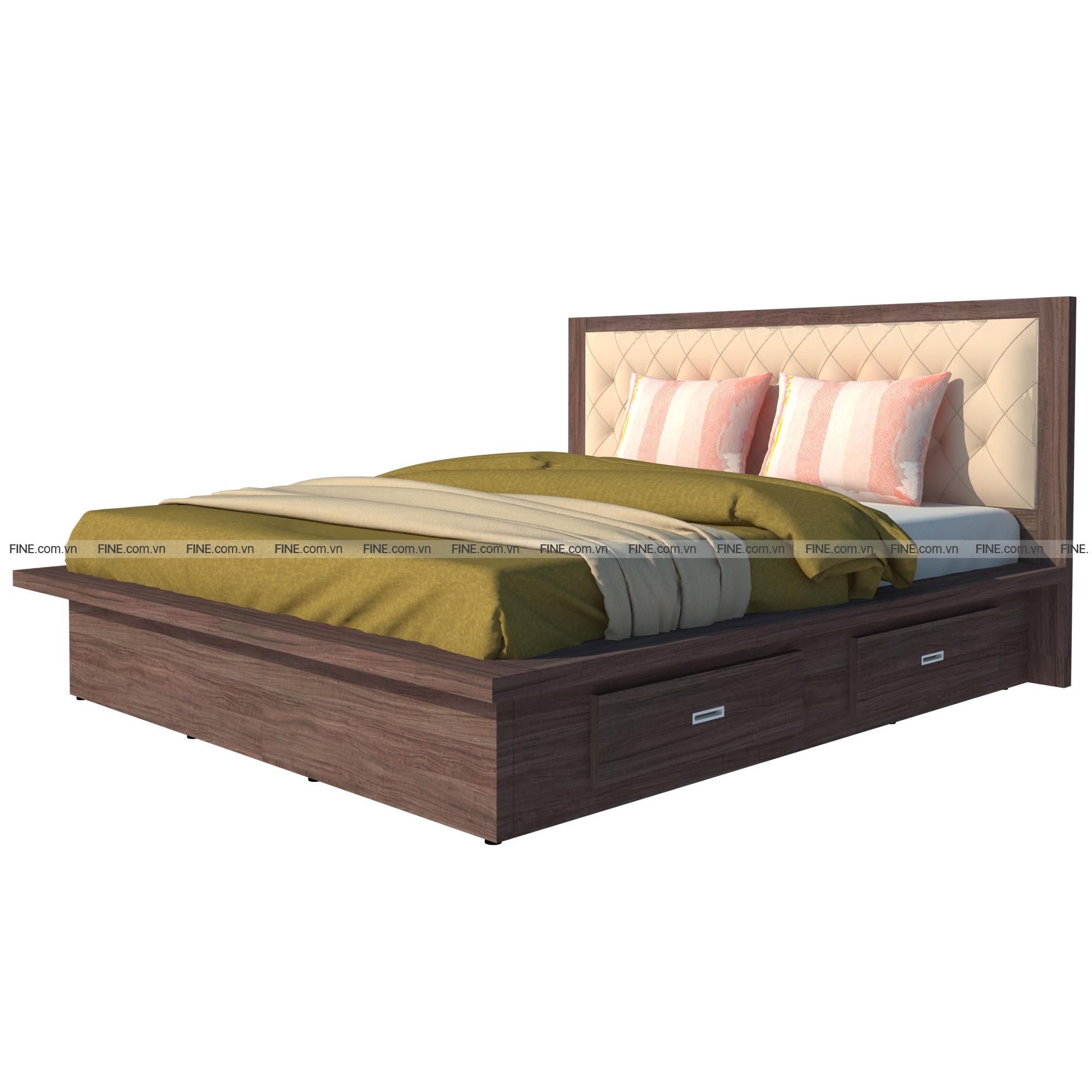 Giường 2 hộc kéo fine fg119