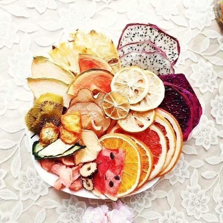 Trà Detox trái cây sấy khô giảm cân, 20 gói DETOX KOREA - Không kèm bình, hộp  CÓ ẢNH THẬT